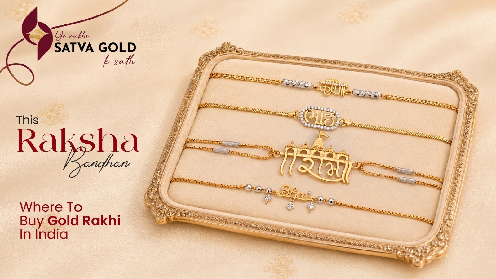 Where to Buy Gold Rakhi in India?